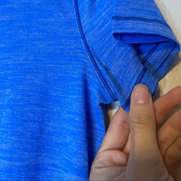 LULULEMON Pipe Dream Blue Beat the Heat short sleeve tee 6 - Picture 4 of 10